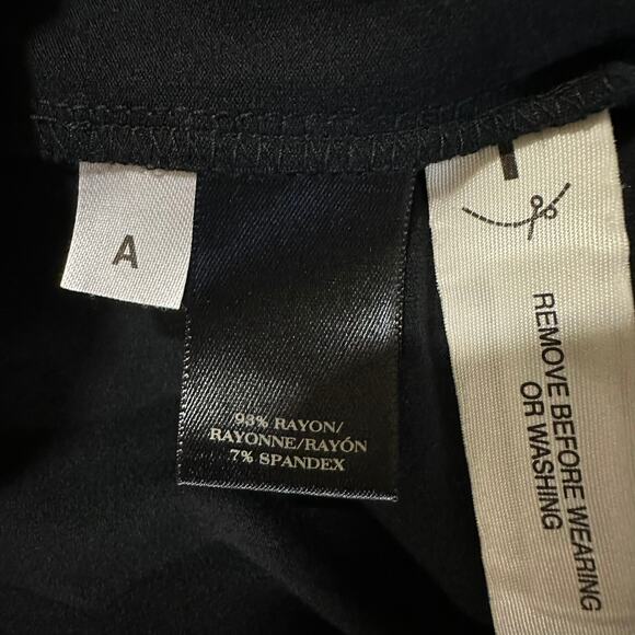 Ann Taylor Black Dress Small NWT Drape - Picture 4 of 6